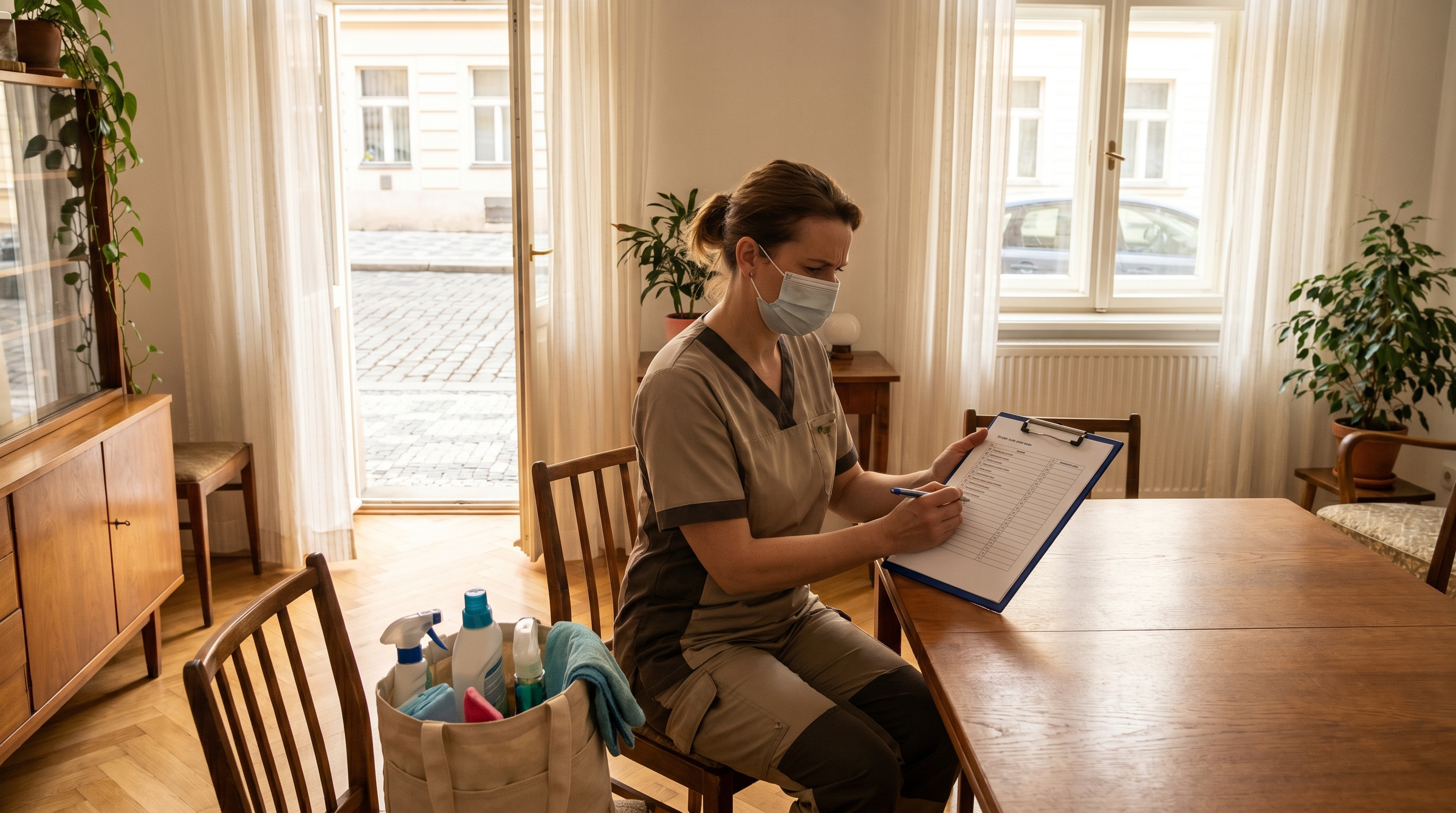 Written scope of work, schedule and pricing notes before confirming a booking