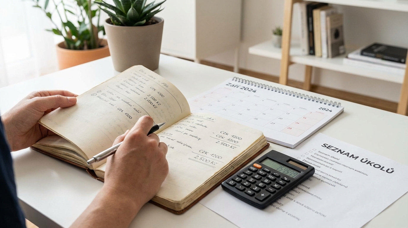 Detail kalkulace ceníku, CZK částky a plánování zakázky