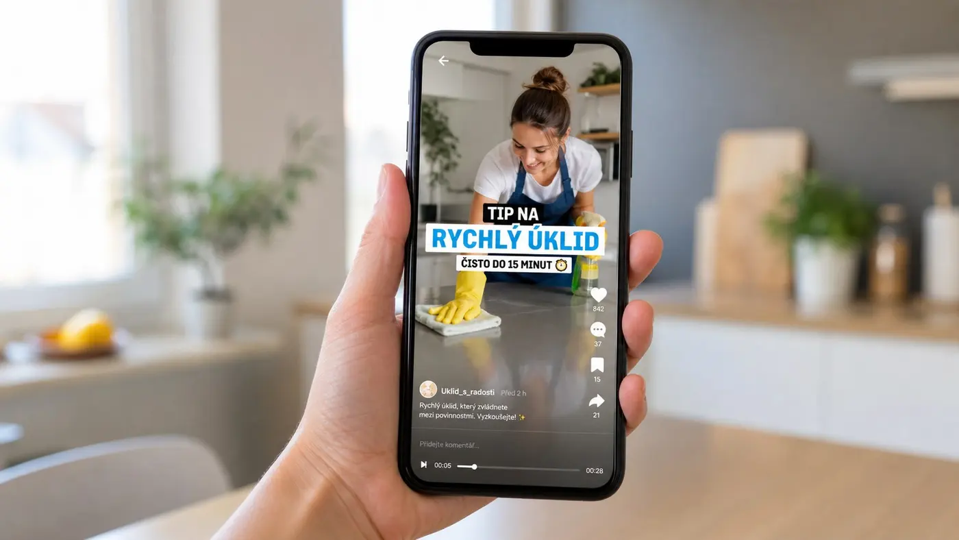Ruka fotí mobilním telefonem čistý detail interiéru pro příspěvek na sociální sítě.
