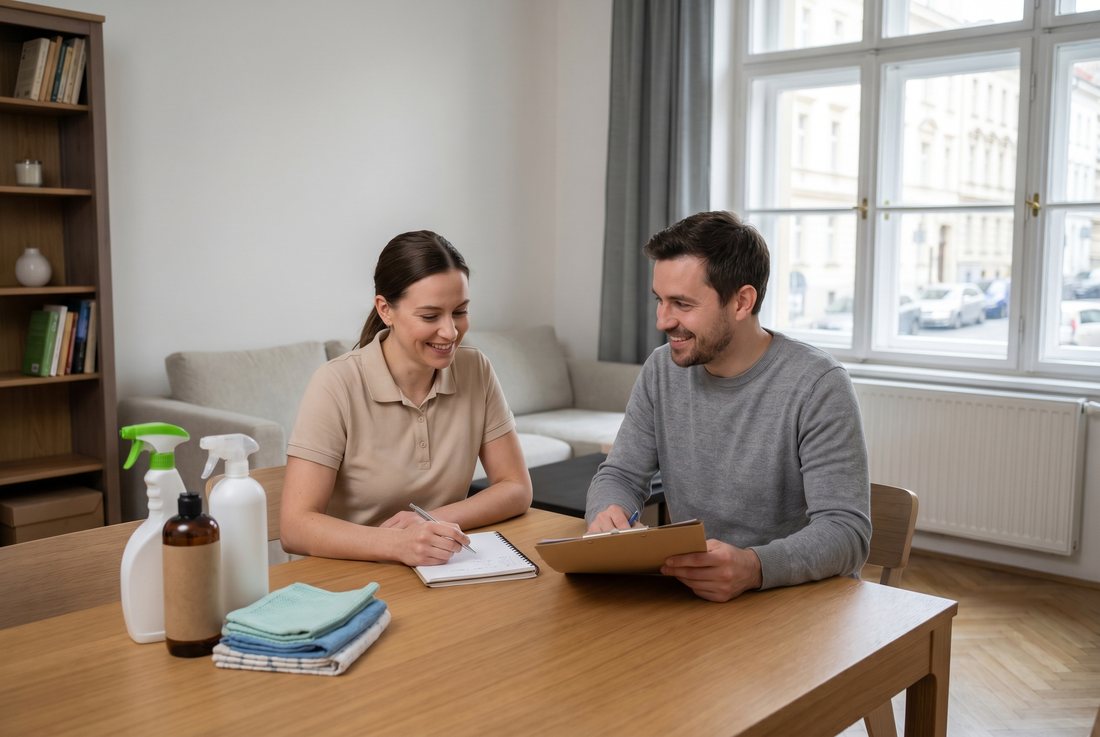 A safe first home cleaning starts with a clear scope, valuables put away, and a smaller first job