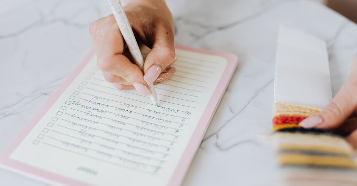 A short checklist defining the cleaning service scope before confirming the booking